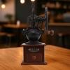 Ручная Винтажная Кофемолка Керамический Жернов Ручная Кофемолка Деревянный Корпус Регулируемый Помол