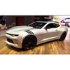2pcs Glossy Side Fender Hash Marks Stripe Decals Stickers For Chevy Corvette Camaro