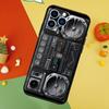 Винтажный бумбокс 80-х Чехол для телефона для iPhone 17 Pro Max 16 15 14 13 12 11 Pro Max Plus 12 13 Mini 16e 17 Air Cover