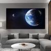 Темная Вселенная Земля Пейзажи Плакаты и принты Современная картина на холсте HD Настенные картины большого размера для спальни Домашний декор Cuadros без рамки