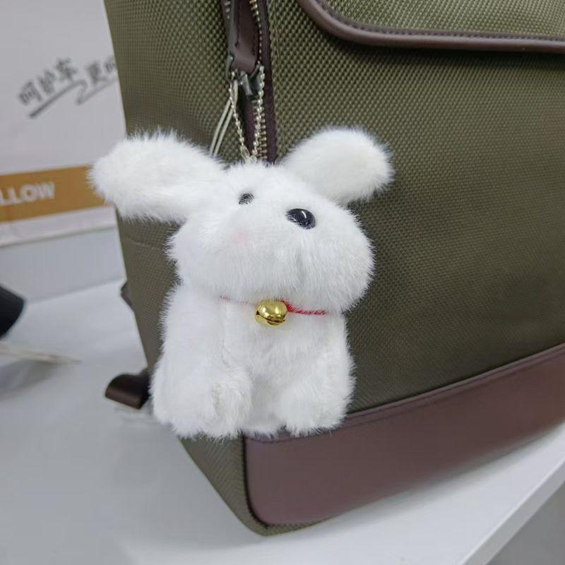 4-дюймовый плюшевый кулон Милая кукла-кролик Брелок Кукла Подвеска для сумки Плюшевая подвеска