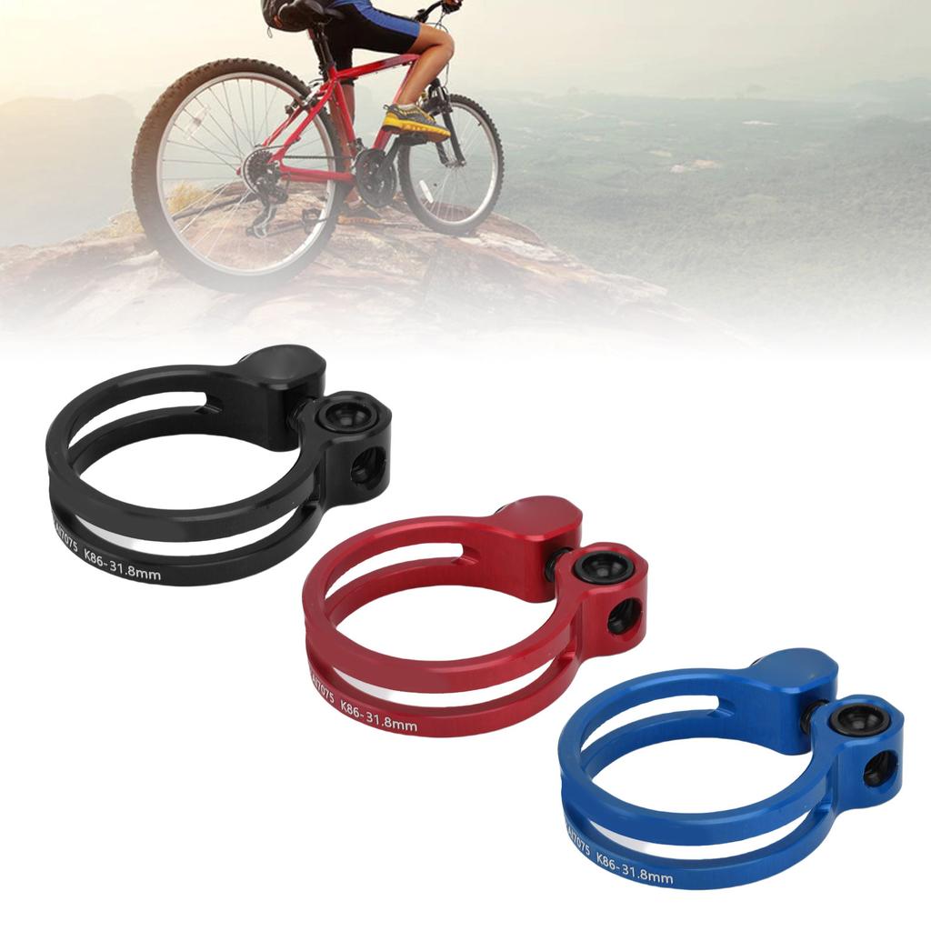 31,8 мм Зажим подседельного штыря велосипеда Алюминиевый сплав Полый Зажим подседельной трубы для горного дорожного велосипеда