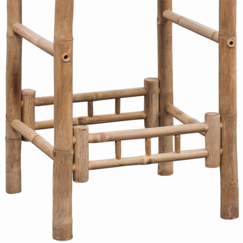 Bar Stool 2 pcs Bamboo