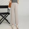 LangSha Women's High-Waist Straight-Leg Ankle Pants