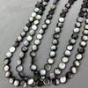 10-20MM Black Seawater Shell Round Arc Beads for DIY Jewelry Making