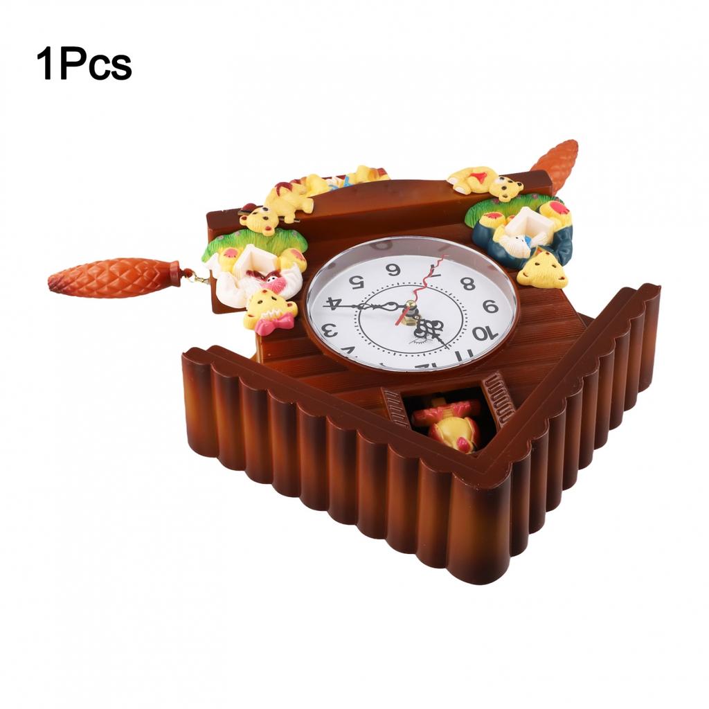 Настенные часы с кукушкой и маятником для домашнего декора гостиной