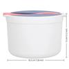 PP Material Rice Steamer Pot 2L Microwave Cookware Set Rice Cooker Steamer  For Cooking Vegetables