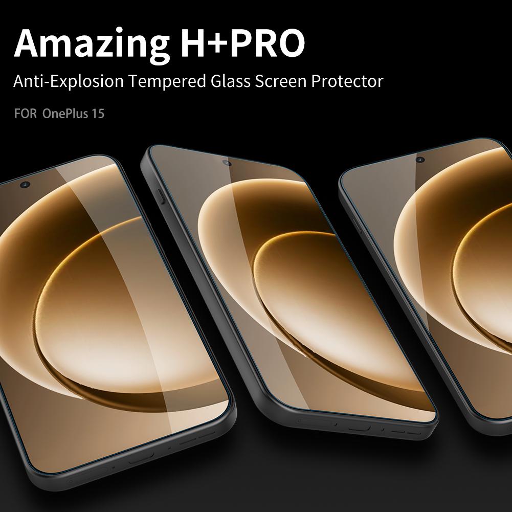 Для OnePlus 15 Стекло Nillkin Amazing H+Pro 0.2MM Защитная пленка для экрана Закаленное стекло