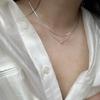 Минималистичное двухслойное колье-цепочка "Змея" для женщин - Элегантный и универсальный чокер