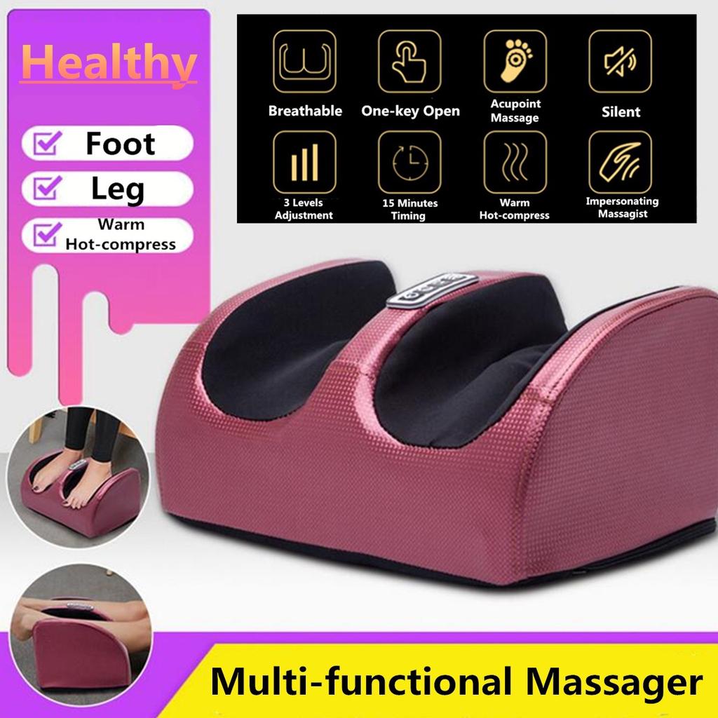 3 Levels Adjustment Foot Massager Kneading With Warm Hot-compress