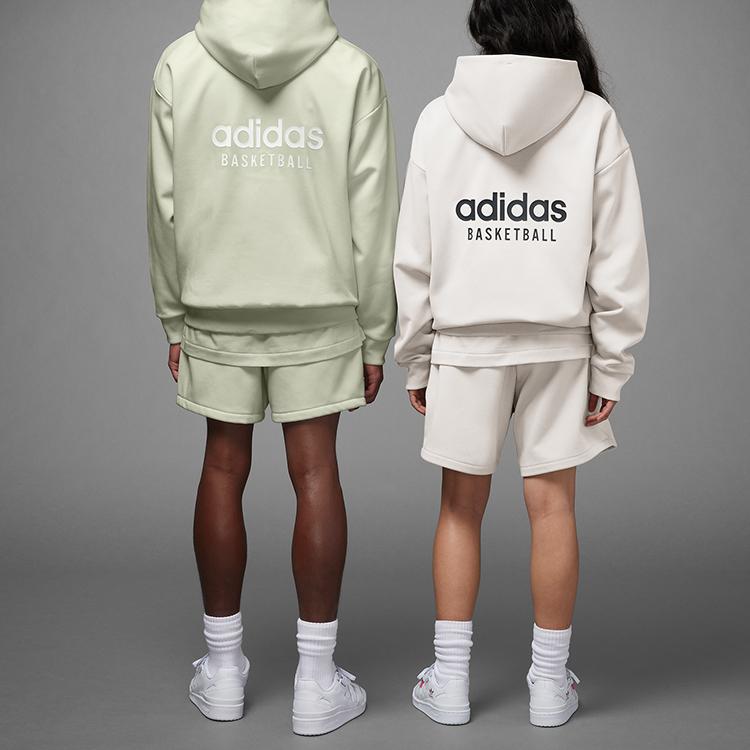 adidas Баскетбольная толстовка Halo Зеленые топы унисекс IA3437