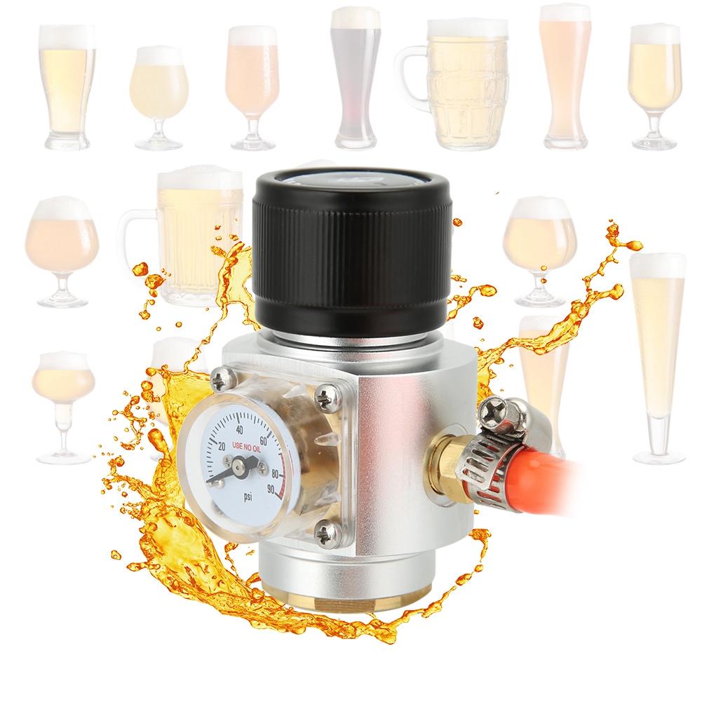 Tr21x4 Thread CO2 Charger Kit Gas Regulator with Hose Accessories for Soda Beer Keg Brewing