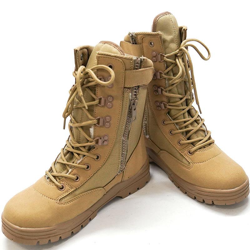 Модные тактические ботинки Мужские ботинки Специальные силы Пустынная боевая обувь Уличные походные ботинки Ботильоны Мужская рабочая защитная обувь