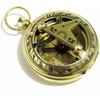 Handcrafted Antique Brass Sundial Compass Nautical Old Vintage Push Button Pocket Compass Collectible