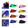 Car Safety Hammer Spring Type Escape Hammer Window Breaker Punch Seat Belt Cutter Hammer Key Chain Car Emergency Rescue Kit