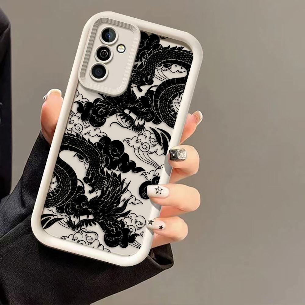 Чехол для телефона с рисунком Дракон Карикатура Обложка Для HONOR 600 400 90 LITE 300 200 70 50 20 10I 9X 8X PRO DIY Чехол Оболочка Funda Capa