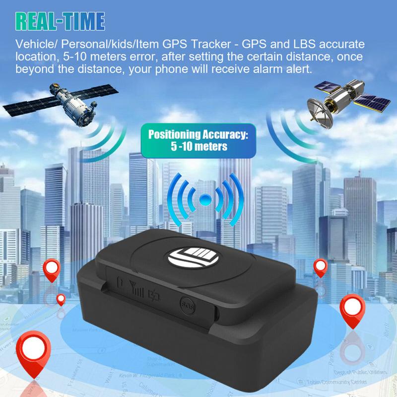 GPS-трекер для автомобилей в реальном времени, магнитный мини-Gsm/GPRS-устройство для слежения за транспортными средствами с очень большой батареей