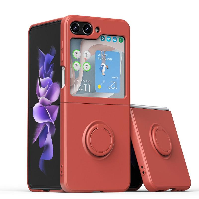 Magnetic Ring Kickstand TPU Case Galaxy Z Flip 6 / 7 FE Shockproof Soft Cover With Stand Function