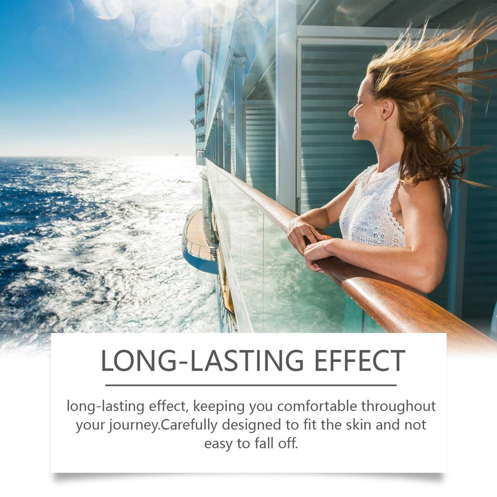 40 Pieces Of Motion Sickness Patches, Dizziness Patches And Seasickness Patches, No Side Effects, Suitable For Traveling By Car, Ship, Airplane, Etc.