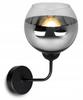 ELEGANT WALL LAMP, GLASS, CHROME LAMP, LED