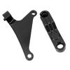 Clutch Arm Extension Lever Bracket for Aluminum Alloy Clutch Arm Lever Bracket for Tenere 700 XTZ700 MT-07 2018-2022, 2019-2024 (Black)