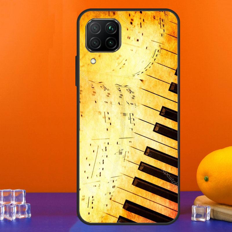 Клавиши пианино Винтажные ноты для Huawei Nova 7i 8i 11i 12i 12s 9 10 SE Y91 Y90 Y60 Y70 Y72 Y61 P30 P40 Lite P60 Pro Чехол