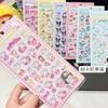 Кавайные Хелло Китти Куроми Синнаморолл 3D Стикеры Sanrio Аниме Прозрачный Желе Кристалл Декоративный Стикер Телефон DIY Детская Игрушка