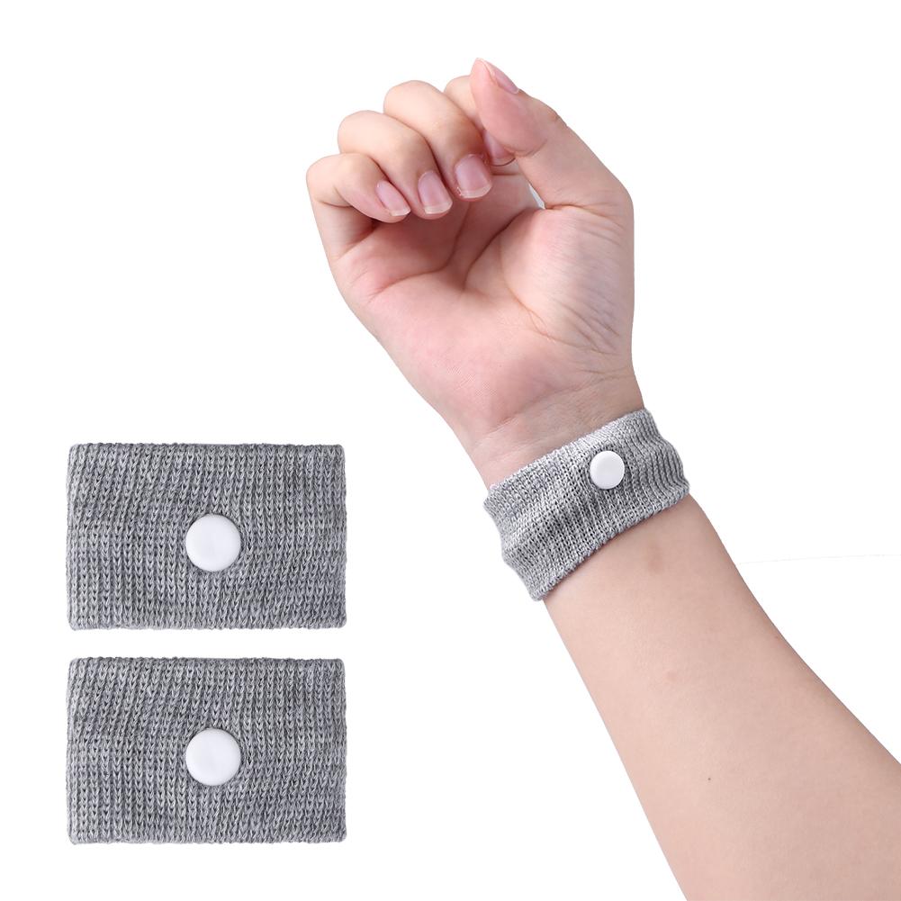 1-5 Pairs Travel Morning Sickness Wrist Band Anti Nausea Car Van Sea Plane Wristband Anti-motion Sickness Bracelet Strap Boats 1