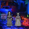 2D Flat Halloween Ghost Doll Ground Decoration Scary Doll Ground Plug-in Board Large Swing Ghost Decoration Horror Prop Plug in