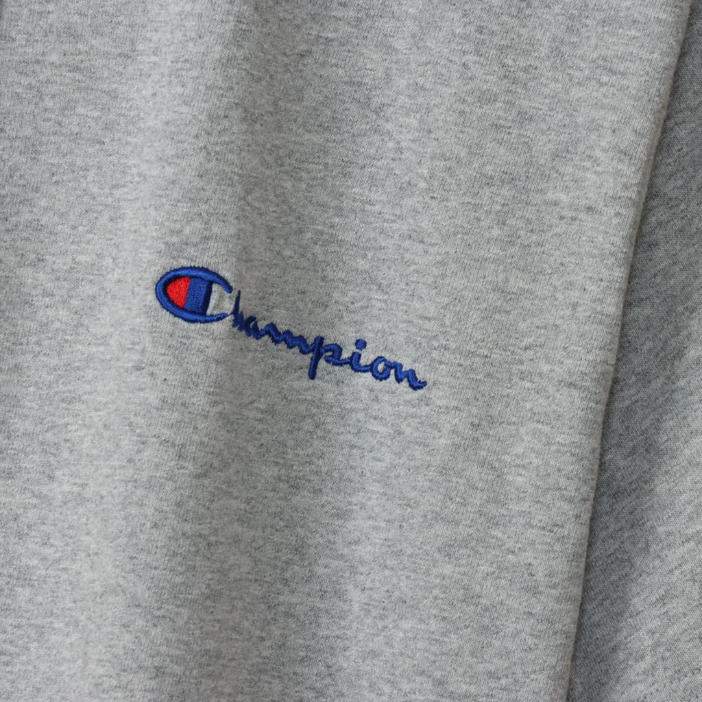Champion Script Logo Embroidered Basic Polo Short Script Logo Embroidered Polo Shirt Oxford 2XL Shirt, Sleeve, 100% Cotton, C3-X361Z, Men's, Gray,