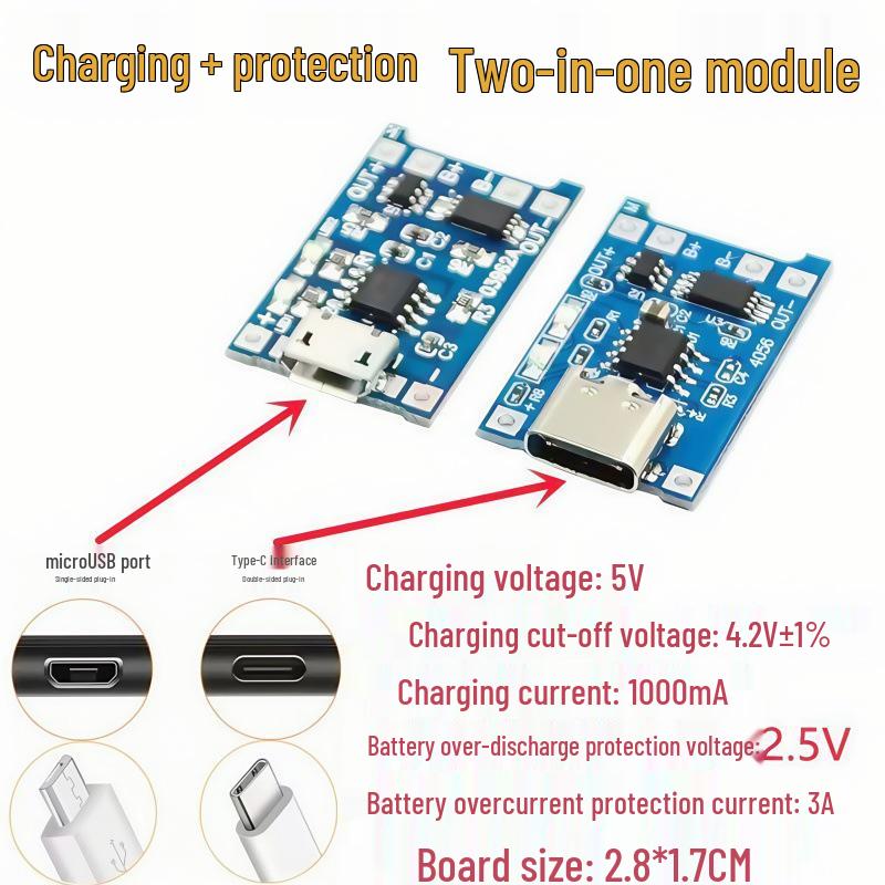 TP40561A Type-C USB Lithium Battery Charger with Protection
