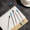 5 pcs/lot School Signature Writing Tool Ballpoint Pen Refills Metal Blue/Black Ink Medium Nib Core
