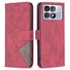 For Xiaomi Redmi K70 Ultra Phone Cases Wallet Stand Geometry Imprint Leather Cover