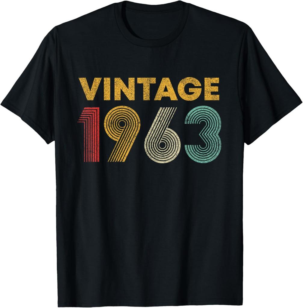 56th Birthday Gift Idea Vintage 1963 T-Shirt Men Women