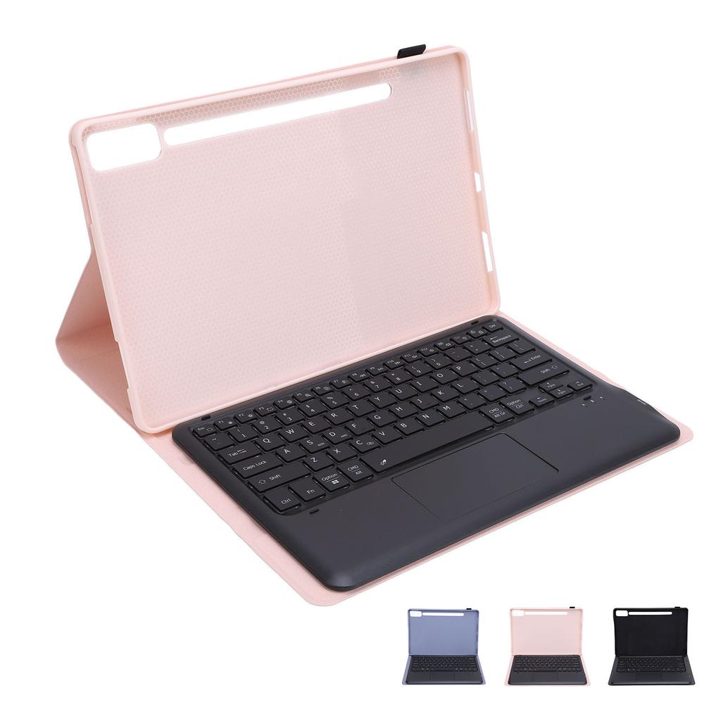 Чехол-клавиатура для планшета с держателем для ручки, тонкий, 7 цветов, с подсветкой, съемный беспроводной планшетный трекпад, клавиатура