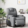 VidaXL Electric Reclining Massage Armchair, Relaxation Chair with Adjustable Backrest and Footrest, Seat of 3204426