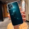 Чехол для телефона Для iphone 17 Pro Max Air 16 15 14 13 Pro Max 15 16 Pro 15Plus Океанские Китовые Акулы Акула
