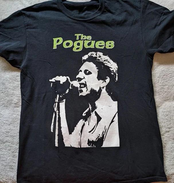 THE POGUES Шейн МакГоуэн Футболка Полный Размер S5XL Унисекс Футболка