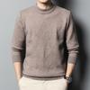 Autumn and Winter New Anti-pilling Sweater Semi-turtleneck Long-sleeved Top Casual Bottoming Shirt Thickened Knitted Sweater Men