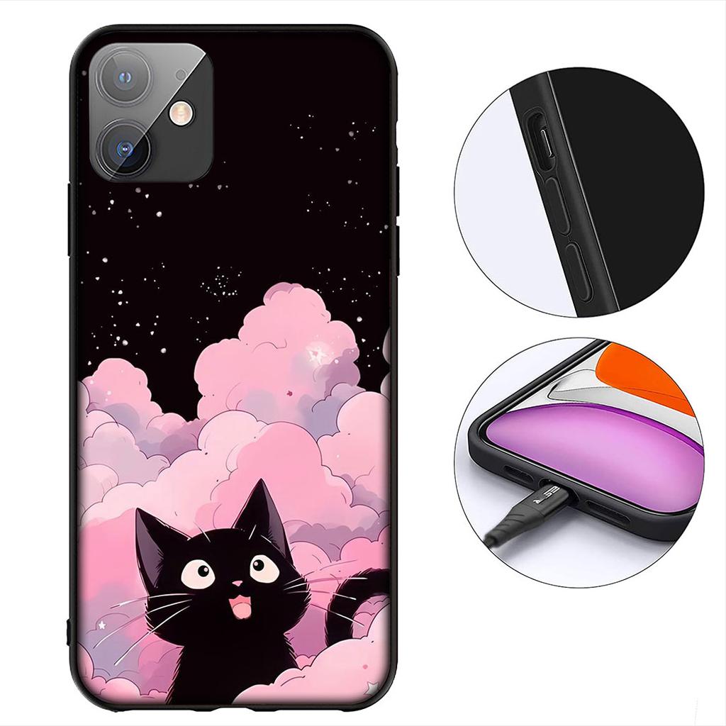 Мультяшный котенок Кошки Защитный чехол для Motorola Moto G86 G14 G35 G34 G45 G55 G67 G75 G85 G24 G15 G54 G57 Power Чехол для телефона