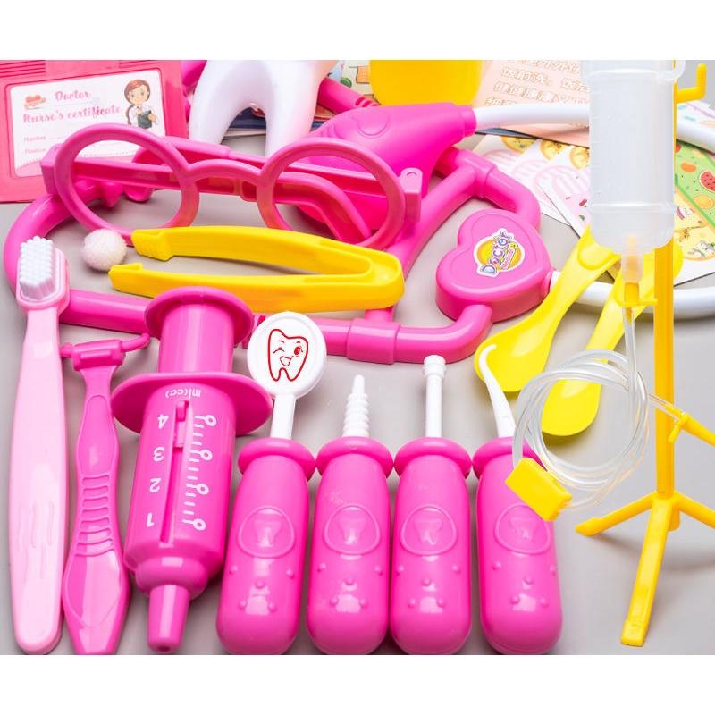 Детский игровой набор «Доктор» для мальчиков и девочек, имитирующий медсестру, стетоскоп для инъекций, домашний медицинский набор инструментов