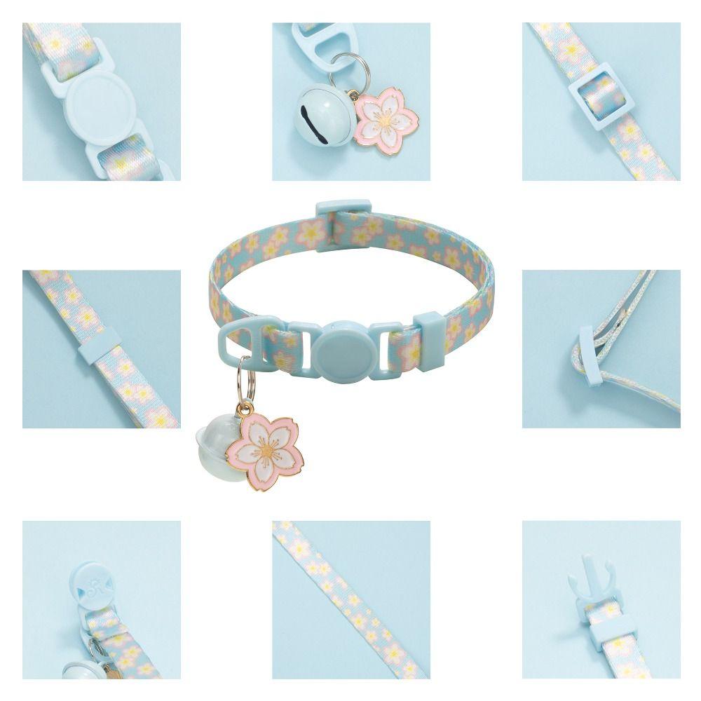 Мультяшные кошачьи ошейники Регулируемое ожерелье для котят Милый ошейник для маленьких собак Кошачьи аксессуары