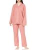 Gunze Kaimin Navi Outlast Mesh Long Sleeves and Size M Women's Temperature-Regulating Pajamas, Pants, Pink,