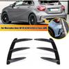 Пара для Mercedes W176 A200 A250 A260 A45 AMG 2013-2018 Автомобильный задний бампер Спойлер Боковой Канард Сплиттер Вентиляционное отверстие Крышка Аксессуары