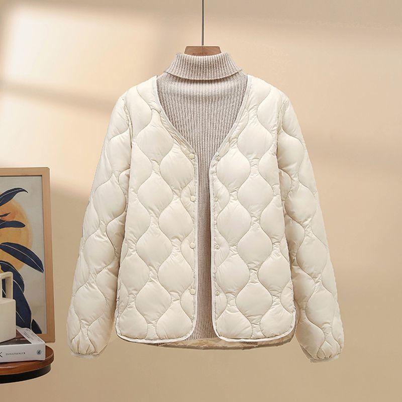 New Arrival! Warm and Lightweight Short Cotton Coat with Removable Lining for Women