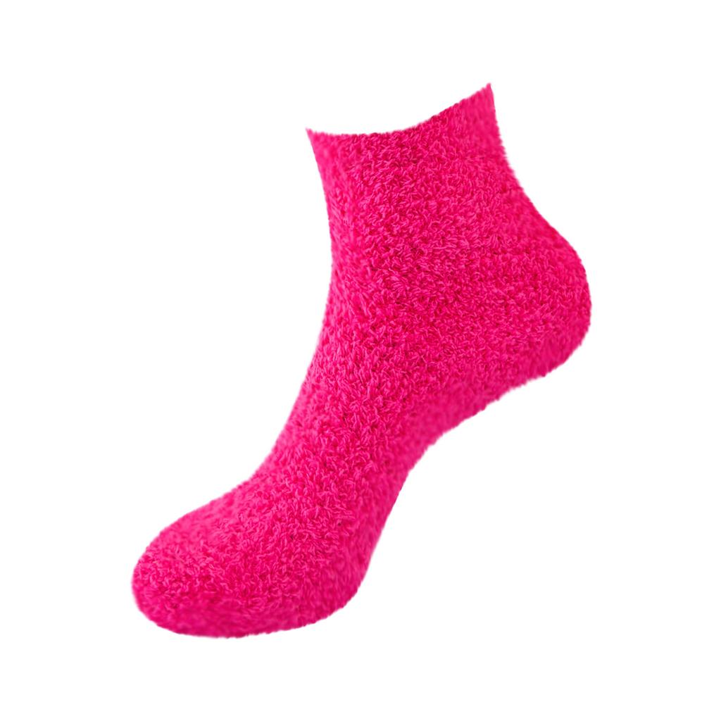 (Projector)Women Fuzzy Cozy Slipper Socks Warm Soft Winter Plush Home Sleeping Socks