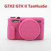Мягкий силиконовый резиновый чехол-броня для корпуса камеры для Canon G7X Mark II III G7XII G7X2 G7XIII G7X3 Противоударный чехол с крышкой для объектива