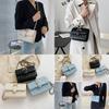 Trendy Korean Small Womens Bag 2021 New Urban Simple Pu Diamond Quilted Chain Bag