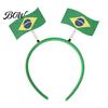 Party Headband Football for Women Men Soccer Cheering National Flag No Pressure Hairband Game Day Accessories Sports Fans Festival Headwear