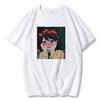 Women&Amp;#39;S T Shirts Summer O Neck Short Sleeve Tee Ulzzang Harajuku Vintage Oversized T Shirt Cartoon Female T-Shirt Tops Clothes